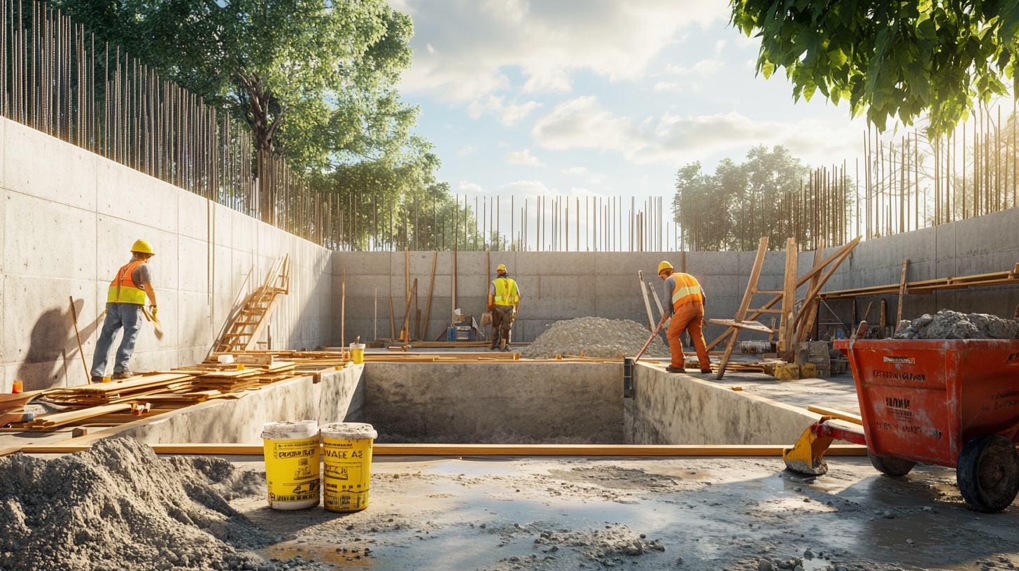 Chantier piscine